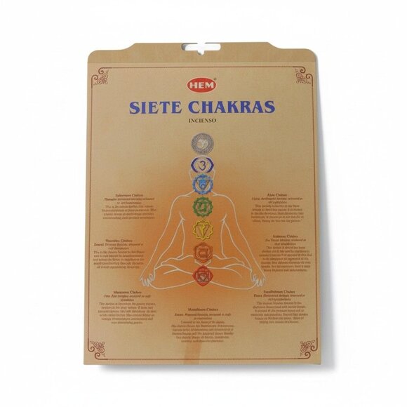 HEM Seven Chakras Incense Gift Set - 7 Scents 140 Sticks - New - Picture 2 of 6